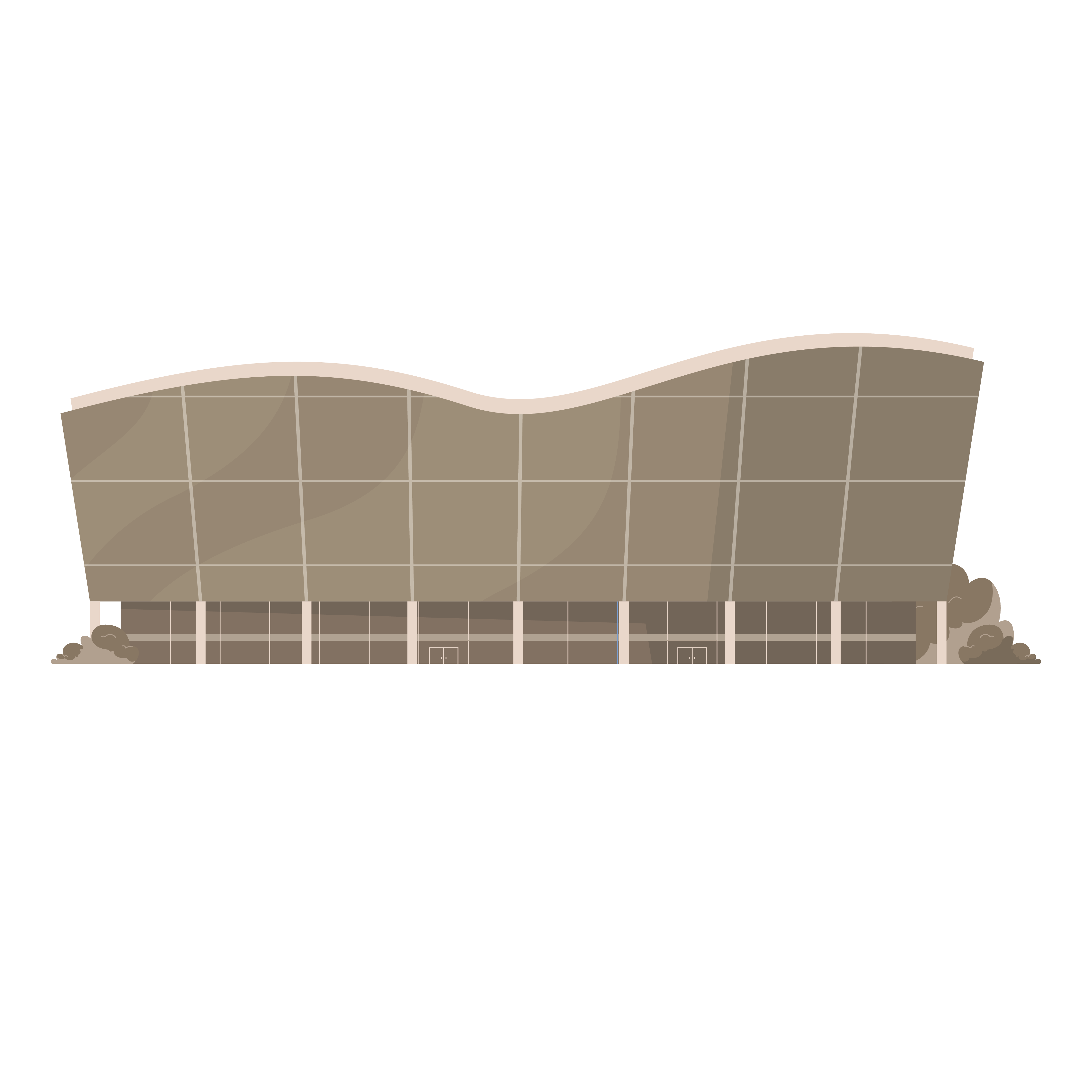 Unique Curtain Wall Architecture