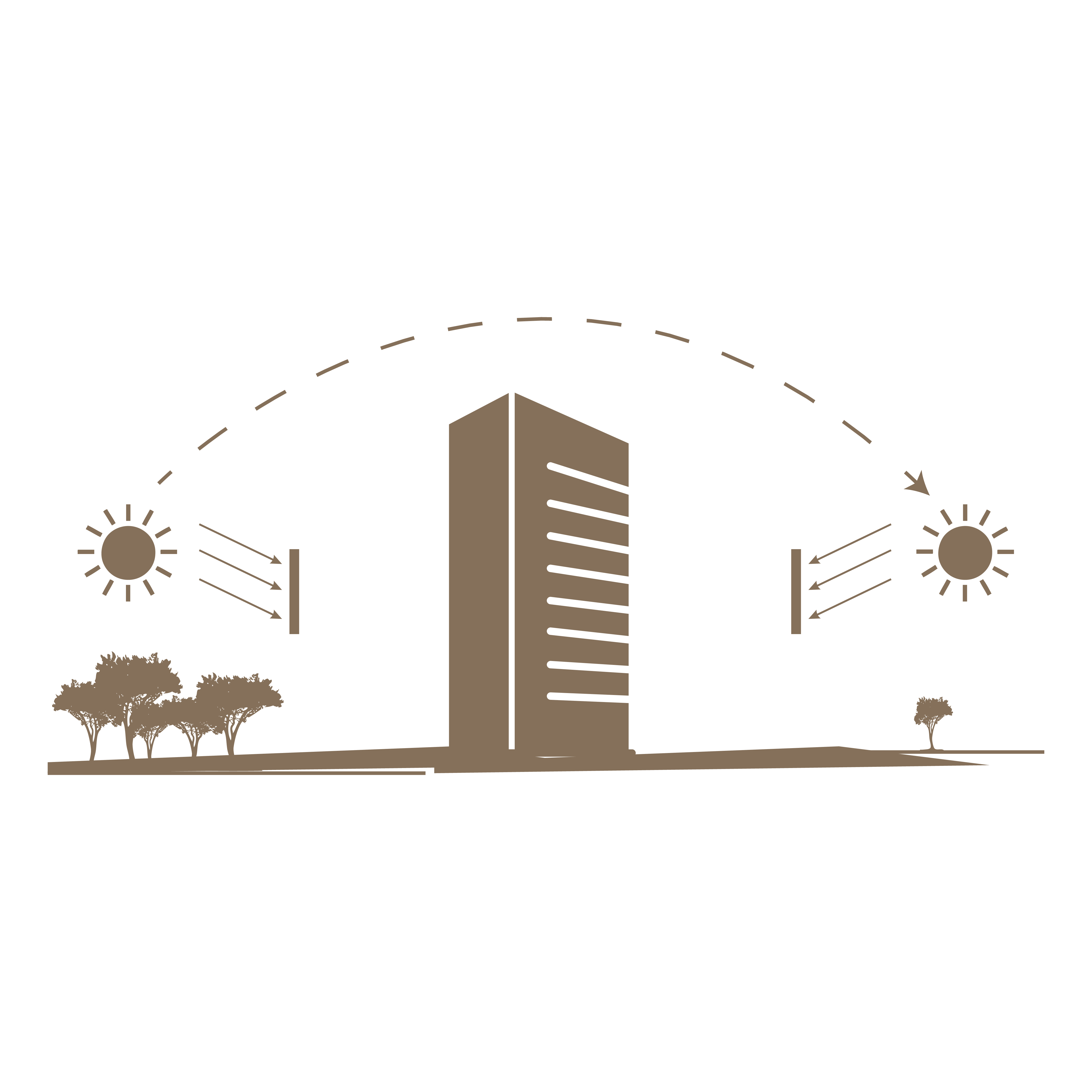Sun Path Orientation, Wind and All-Weather Resistant Development